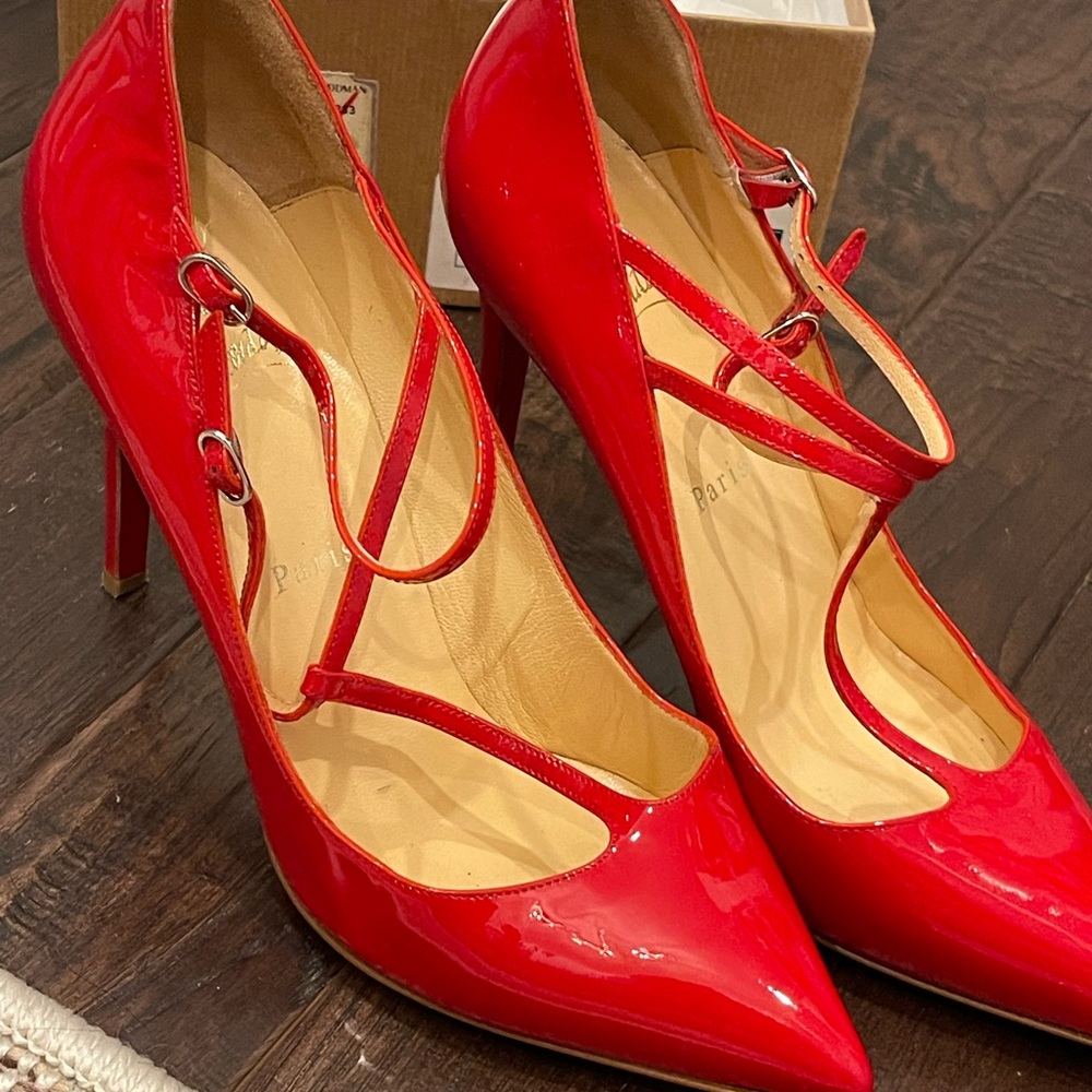 Red louboutin heels since 39 (paid $725)
